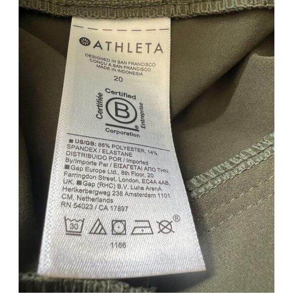 ATHLETA Brooklyn Heights Wide Leg Pant, Black, Size 20 NWT - Picture 16 of 16